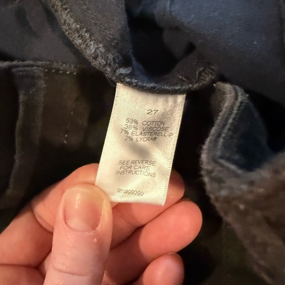 Evereve Midnight Camo Joggers Size 27. Zip Ankle. - Picture 8 of 9